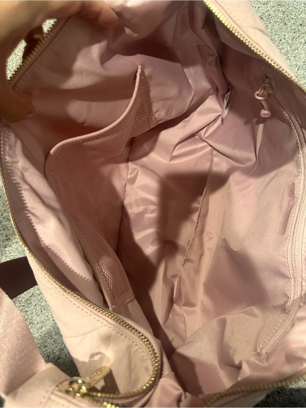 lululemon athletica Blush Pink Hobo Shoulder Bag